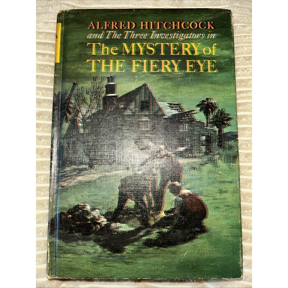 The Mystery of the Fiery Eye Hardcover, 1st Edition, 1967 - Alfred Hitchcock #7